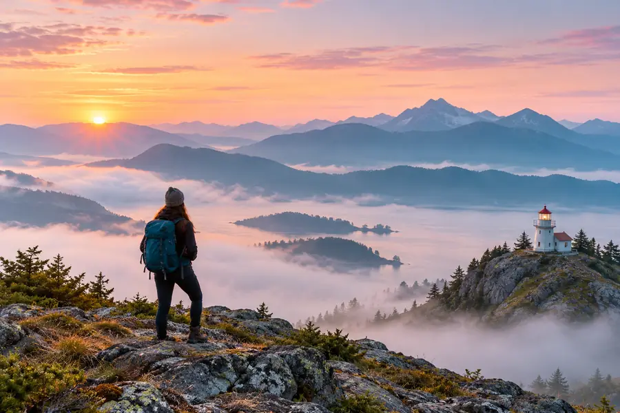 Pastel mountain sunrise source image